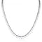grande pear-cut riviera tennis necklace in 18k black gold, a ±26ct showstopper <span class='visuallyhidden'>Text, phone 323-404-2959 for shopping assistance.</span>